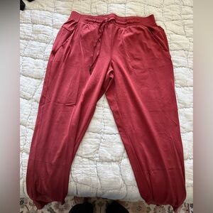 CALIA by Carrie Underwood Red Ankle Pants